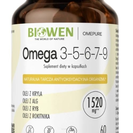 OMEGA 3-5-6-7-9   - 60 kapsułek