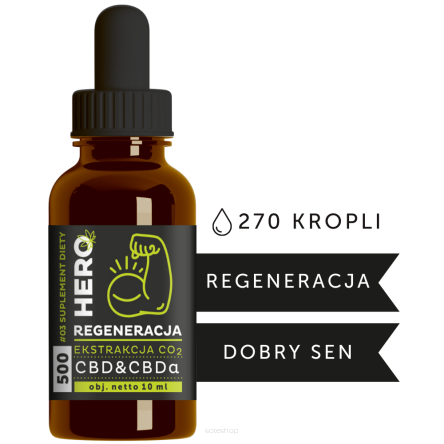 Olejek Hero Regeneracja CBD 10ml