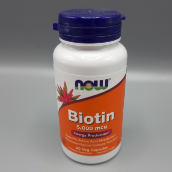 Biotyna 5000 mcg - 60 kaps.