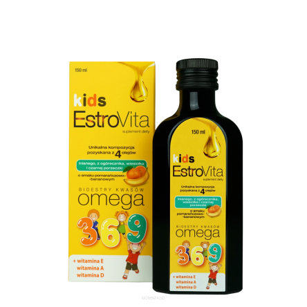 ESTROVITA kids, pomarańcza-banan