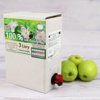 sok ekologiczny - jabłko-aronia - 3l