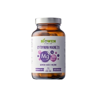 Cytrynian magnezu z B6 - 100 kaps.