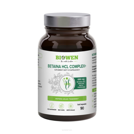 Betaina HCL complex - 90kaps.