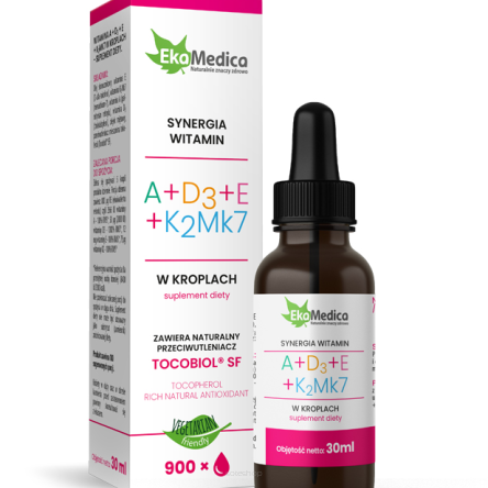 Witaminy A+D3+E+K2Mk7  spray - 30ml