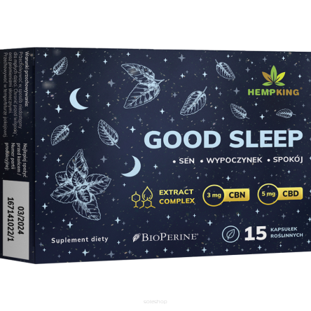 GOOD SLEEP - sen-wypoczynek-spokoj 15 kaps.