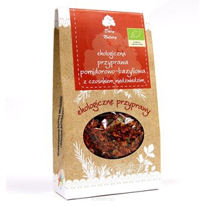 Przyprawa pomidorowo-bazyliowa z czosnkiem - BIO - 40g